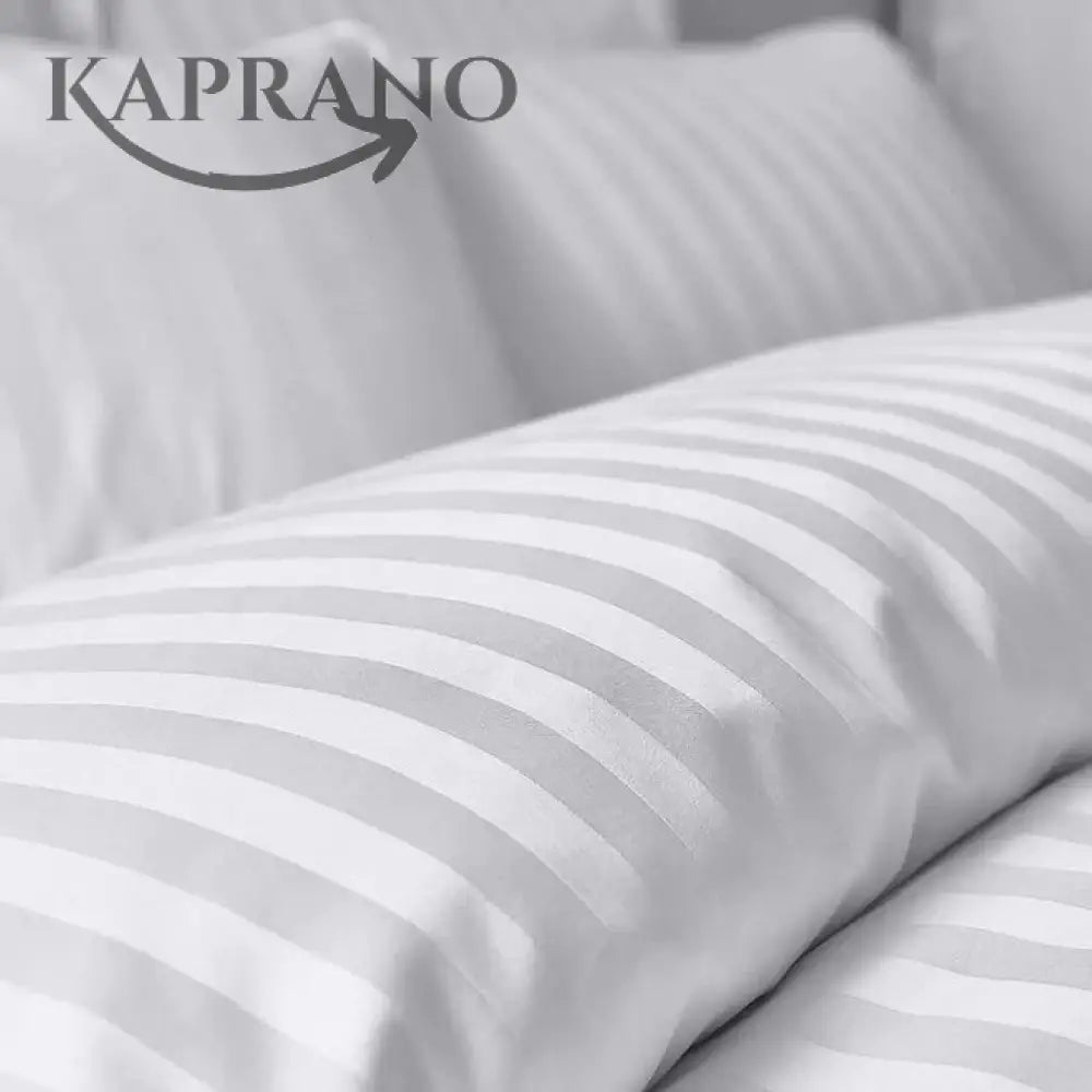 Biała pościel hotelowa adamaszek 140/200 + poszewka 50/70 lub 70/80 gramatura 150g/m2 100% bawełna